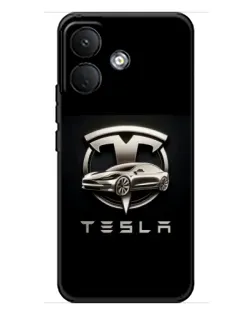 Чохол для Xiaomi Poco X8 з картинкою «Tesla — срібне авто» Чохол для Xiaomi Poco X8 з картинкою «Tesla — срібне авто»