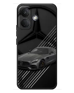 Чехол для Xiaomi Poco X8 с картинкой «Mercedes AMG — графика» Чехол для Xiaomi Poco X8 с картинкой «Mercedes AMG — графика»