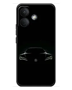 Чехол для Xiaomi Poco X8 с картинкой «Mercedes — силуэт авто» Чехол для Xiaomi Poco X8 с картинкой «Mercedes — силуэт авто»