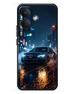 Чохол для Xiaomi Poco X8 з картинкою «Нічне місто та Audi» Чохол для Xiaomi Poco X8 з картинкою «Нічне місто та Audi»