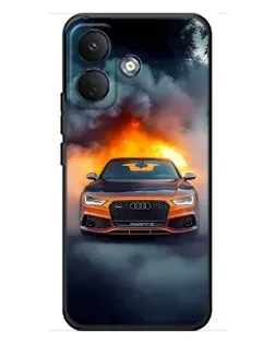 Чохол для Xiaomi Poco X8 з картинкою «Audi у вогняному диму» Чохол для Xiaomi Poco X8 з картинкою «Audi у вогняному диму»