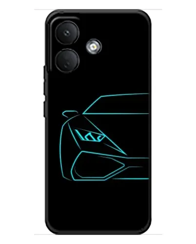 Чохол для Xiaomi Poco X8 з картинкою «Блакитний силует Lamborghini» Чохол для Xiaomi Poco X8 з картинкою «Блакитний силует Lamborghini»