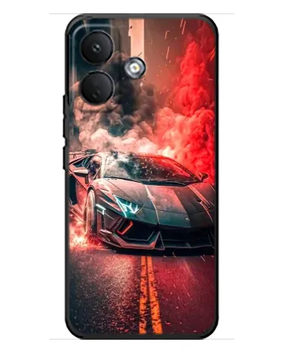 Чохол для Xiaomi Poco X8 з картинкою «Lamborghini червоний дим» Чохол для Xiaomi Poco X8 з картинкою «Lamborghini червоний дим»