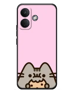 Чехол для Xiaomi Poco X8 с картинкой «Pusheen и печенье» Чехол для Xiaomi Poco X8 с картинкой «Pusheen и печенье»