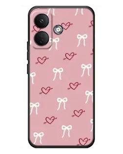 Чохол для Xiaomi Poco X8 з картинкою «Серця та банти» Чохол для Xiaomi Poco X8 з картинкою «Серця та банти»