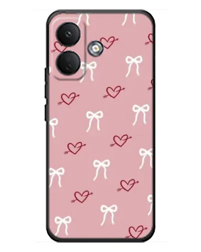 Чохол для Xiaomi Poco X8 з картинкою «Серця та банти» Чохол для Xiaomi Poco X8 з картинкою «Серця та банти»