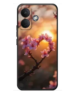 Чохол для Xiaomi Poco X8 з картинкою «Рожевий цвіт сердечко на тлі заходу» Чохол для Xiaomi Poco X8 з картинкою «Рожевий цвіт сердечко на тлі заходу»