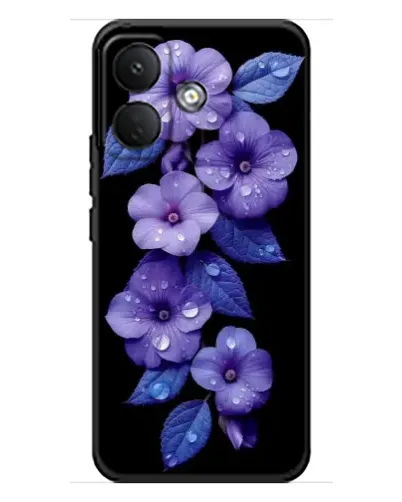 Чехол для Xiaomi Poco X8 с картинкой «Фиолетовые цветы с росою» Чехол для Xiaomi Poco X8 с картинкой «Фиолетовые цветы с росою»