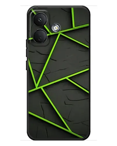 Чехол для Xiaomi Poco X8 с картинкой «Зеленые геометрические линии» Чехол для Xiaomi Poco X8 с картинкой «Зеленые геометрические линии»