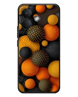 Чохол для Xiaomi Poco X8 з картинкою «Об'ємні помаранчеві сфери» Чохол для Xiaomi Poco X8 з картинкою «Об'ємні помаранчеві сфери»