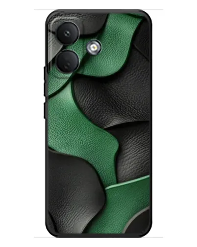 Чехол для Xiaomi Poco X8 с картинкой «Зеленые кожаные волны» Чехол для Xiaomi Poco X8 с картинкой «Зеленые кожаные волны»