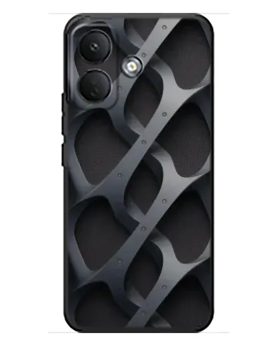Чехол для Xiaomi Poco X8 с картинкой «Объемное серое плетение» Чехол для Xiaomi Poco X8 с картинкой «Объемное серое плетение»