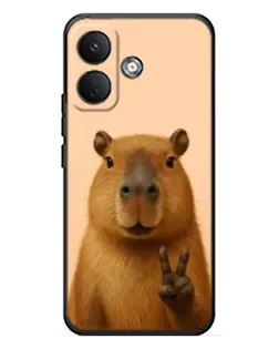 Чохол для Xiaomi Poco X8 з картинкою «Капібара вікторія» Чохол для Xiaomi Poco X8 з картинкою «Капібара вікторія»
