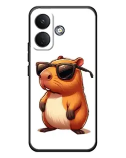 Чохол для Xiaomi Poco X8 з картинкою «Капібара в окулярах» Чохол для Xiaomi Poco X8 з картинкою «Капібара в окулярах»