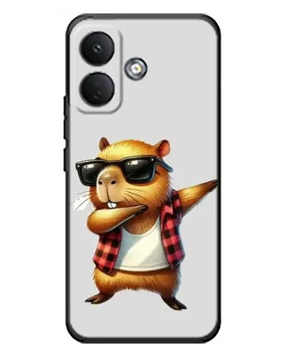Чохол для Xiaomi Poco X8 з картинкою «Капібара репер даб» Чохол для Xiaomi Poco X8 з картинкою «Капібара репер даб»