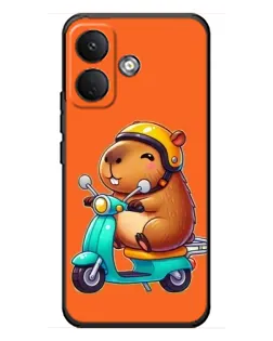 Чохол для Xiaomi Poco X8 з картинкою «Капібара на скутері» Чохол для Xiaomi Poco X8 з картинкою «Капібара на скутері»