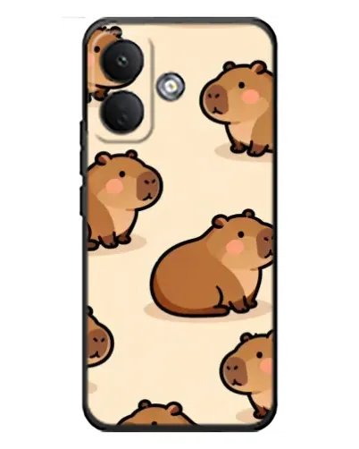 Чохол для Xiaomi Poco X8 з картинкою «Паттерн милих капібар» Чохол для Xiaomi Poco X8 з картинкою «Паттерн милих капібар»