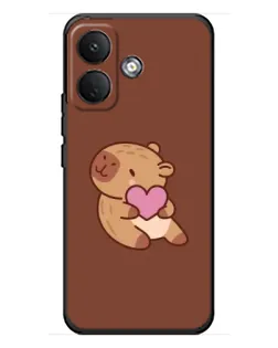 Чохол для Xiaomi Poco X8 з картинкою «Капібара з серцем» Чохол для Xiaomi Poco X8 з картинкою «Капібара з серцем»