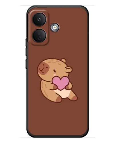 Чохол для Xiaomi Poco X8 з картинкою «Капібара з серцем» Чохол для Xiaomi Poco X8 з картинкою «Капібара з серцем»