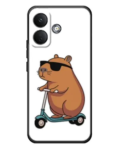 Чохол для Xiaomi Poco X8 з картинкою «Капібара на самокаті» Чохол для Xiaomi Poco X8 з картинкою «Капібара на самокаті»