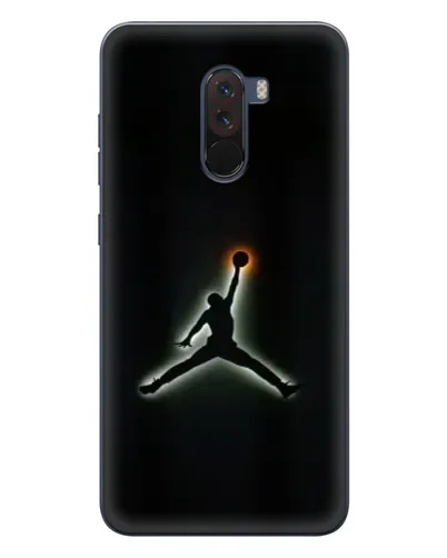 Чехол для Xiaomi POCO F1 с картинкой «Jordan Gradient Logo» Чехол для Xiaomi POCO F1 с картинкой «Jordan Gradient Logo»