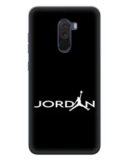 Чехол для Xiaomi POCO F1 с картинкой «Jordan White Logo» Чехол для Xiaomi POCO F1 с картинкой «Jordan White Logo»