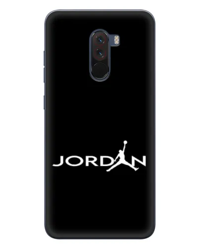 Чехол для Xiaomi POCO F1 с картинкой «Jordan White Logo» Чехол для Xiaomi POCO F1 с картинкой «Jordan White Logo»