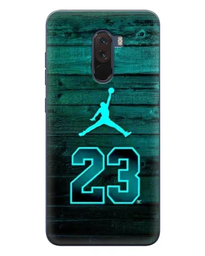 Чехол для Xiaomi POCO F1 с картинкой «Jordan Cyan 23» Чехол для Xiaomi POCO F1 с картинкой «Jordan Cyan 23»