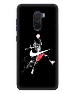 Чехол для Xiaomi POCO F1 с картинкой «Jordan Jumpman» Чехол для Xiaomi POCO F1 с картинкой «Jordan Jumpman»