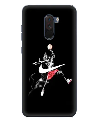 Чехол для Xiaomi POCO F1 с картинкой «Jordan Jumpman» Чехол для Xiaomi POCO F1 с картинкой «Jordan Jumpman»