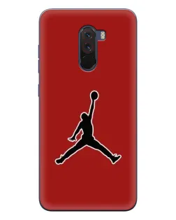 Чехол для Xiaomi POCO F1 с картинкой «Jordan Red Back» Чехол для Xiaomi POCO F1 с картинкой «Jordan Red Back»
