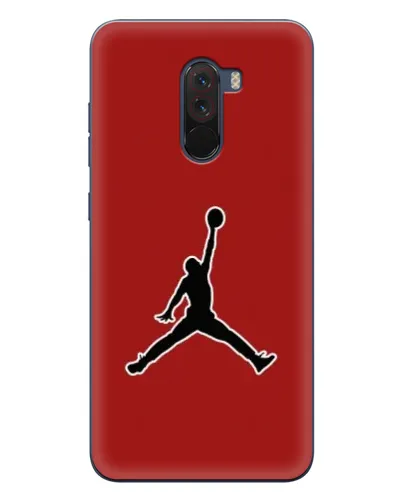 Чехол для Xiaomi POCO F1 с картинкой «Jordan Red Back» Чехол для Xiaomi POCO F1 с картинкой «Jordan Red Back»