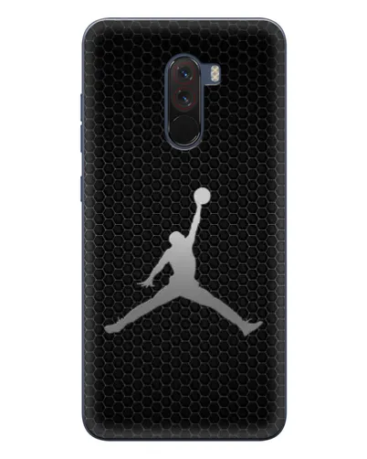 Чехол для Xiaomi POCO F1 с картинкой «Jordan Dark Carbon» Чехол для Xiaomi POCO F1 с картинкой «Jordan Dark Carbon»