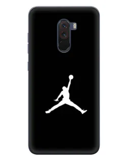 Чехол для Xiaomi POCO F1 с картинкой «Jordan Silhouette» Чехол для Xiaomi POCO F1 с картинкой «Jordan Silhouette»