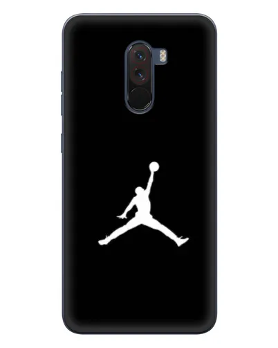 Чехол для Xiaomi POCO F1 с картинкой «Jordan Silhouette» Чехол для Xiaomi POCO F1 с картинкой «Jordan Silhouette»