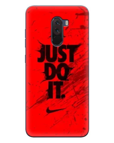 Чехол для Xiaomi POCO F1 с картинкой «Nike Just Do It» Чехол для Xiaomi POCO F1 с картинкой «Nike Just Do It»