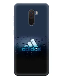 Чехол для Xiaomi POCO F1 с картинкой «Adidas Water Drops» Чехол для Xiaomi POCO F1 с картинкой «Adidas Water Drops»