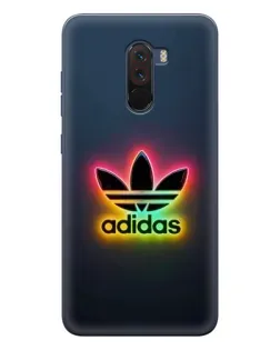 Чехол для Xiaomi POCO F1 с картинкой «Неоновый Adidas» Чехол для Xiaomi POCO F1 с картинкой «Неоновый Adidas»