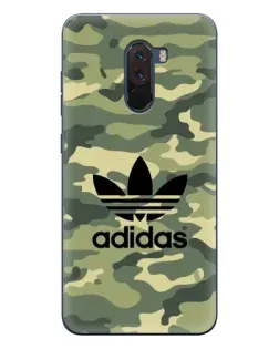 Чехол для Xiaomi POCO F1 с картинкой «Милитари стиль Adidas» Чехол для Xiaomi POCO F1 с картинкой «Милитари стиль Adidas»