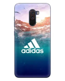 Чехол для Xiaomi POCO F1 с картинкой «Океанская глубина адидас» Чехол для Xiaomi POCO F1 с картинкой «Океанская глубина адидас»