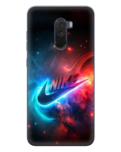 Чехол для Xiaomi POCO F1 с картинкой «Огненный логотип Nike» Чехол для Xiaomi POCO F1 с картинкой «Огненный логотип Nike»