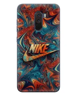 Чехол для Xiaomi POCO F1 с картинкой «Nike в абстракции» Чехол для Xiaomi POCO F1 с картинкой «Nike в абстракции»