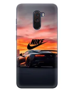 Чехол для Xiaomi POCO F1 с картинкой «Nike и суперкар» Чехол для Xiaomi POCO F1 с картинкой «Nike и суперкар»