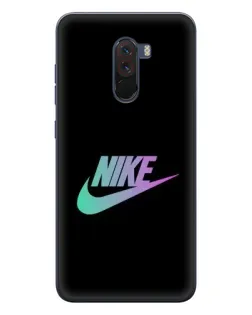 Чехол для Xiaomi POCO F1 с картинкой «Nike — городская ночь» Чехол для Xiaomi POCO F1 с картинкой «Nike — городская ночь»