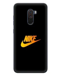 Чехол для Xiaomi POCO F1 с картинкой «Золотой логотип Nike» Чехол для Xiaomi POCO F1 с картинкой «Золотой логотип Nike»