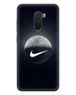 Чехол для Xiaomi POCO F1 с картинкой «Nike в стиле граффити» Чехол для Xiaomi POCO F1 с картинкой «Nike в стиле граффити»