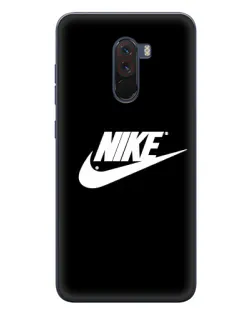Чехол для Xiaomi POCO F1 с картинкой «Мазки краски Nike» Чехол для Xiaomi POCO F1 с картинкой «Мазки краски Nike»