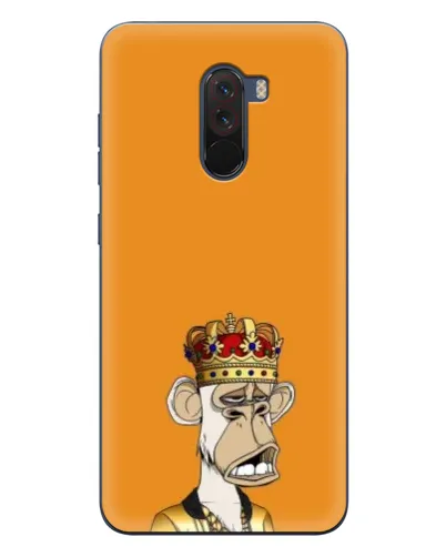 Чехол для Xiaomi POCO F1 с картинкой «Золотая обезьяна Bored Ape» Чехол для Xiaomi POCO F1 с картинкой «Золотая обезьяна Bored Ape»