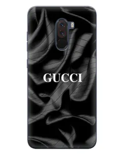 Чехол для Xiaomi POCO F1 с картинкой «Gucci — шелковые волны» Чехол для Xiaomi POCO F1 с картинкой «Gucci — шелковые волны»