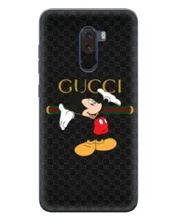 Чехол для Xiaomi POCO F1 с картинкой «Микки Маус Gucci» Чехол для Xiaomi POCO F1 с картинкой «Микки Маус Gucci»